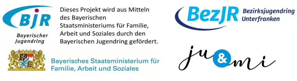 Dieses Projekt wird aus Mitteln des Bayerischen Staatsministeriums für Familie, Arbeit und Soziales durch den Bayerischen Jugendring gefördert.