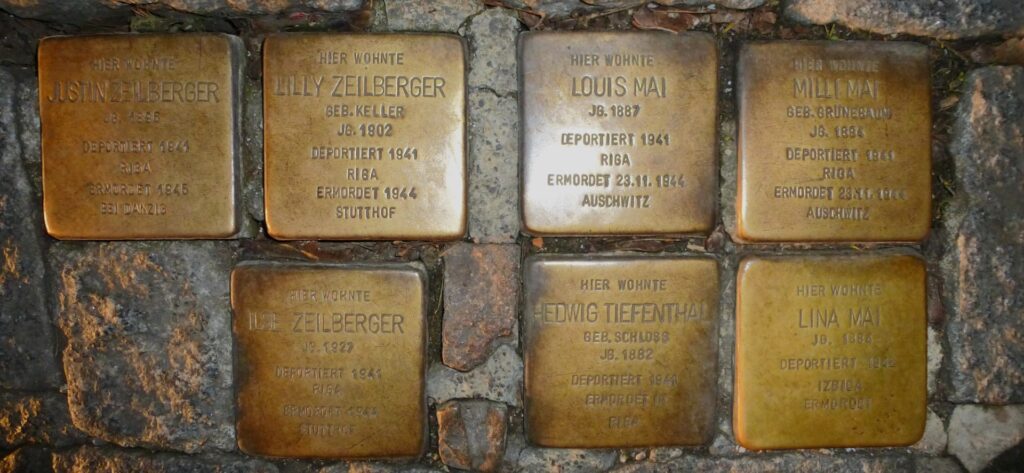 Stolpersteine in der Sterngasse 