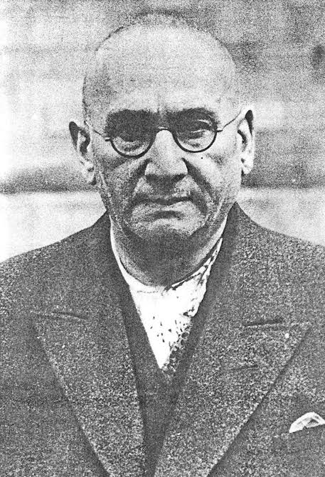 Das Bild zeigt Ernst Lebermann, Aufgenommen im Polizeigefängnis.